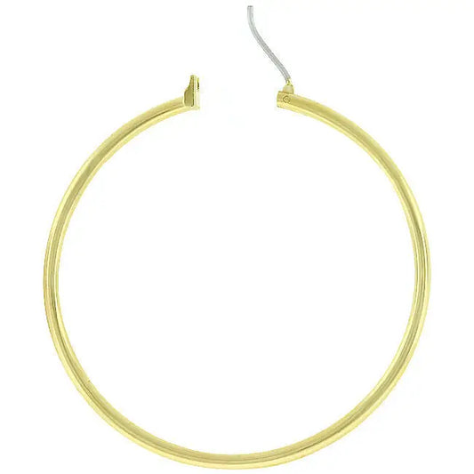 Large Golden Hoop Earrings - Earrings
