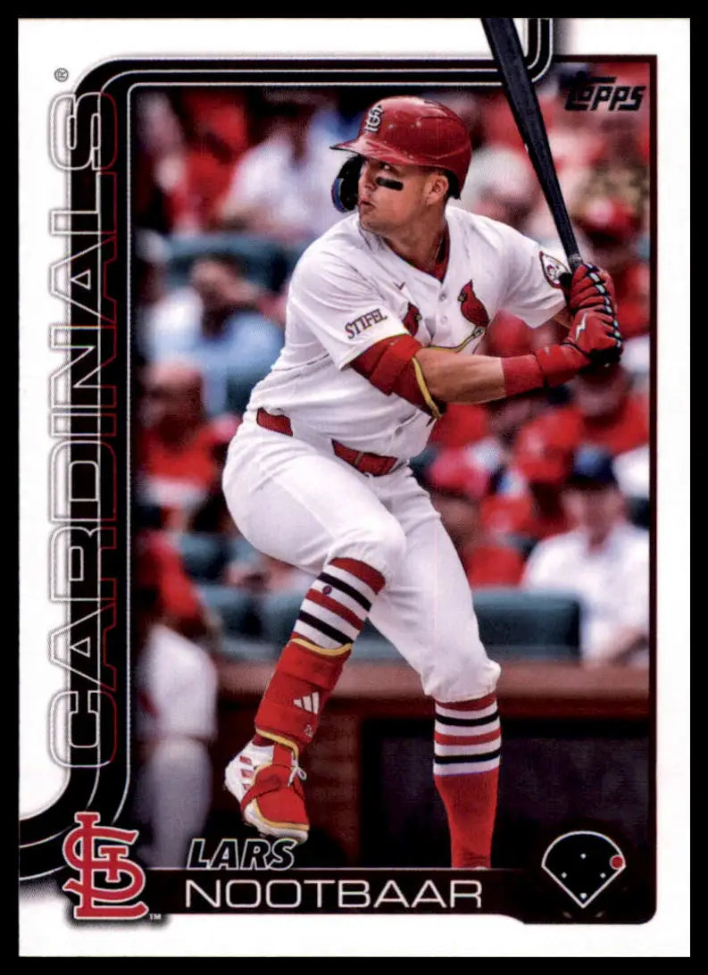Lars Nootbaar baseball card from 2025 Topps #203 St. Louis Cardinals collection