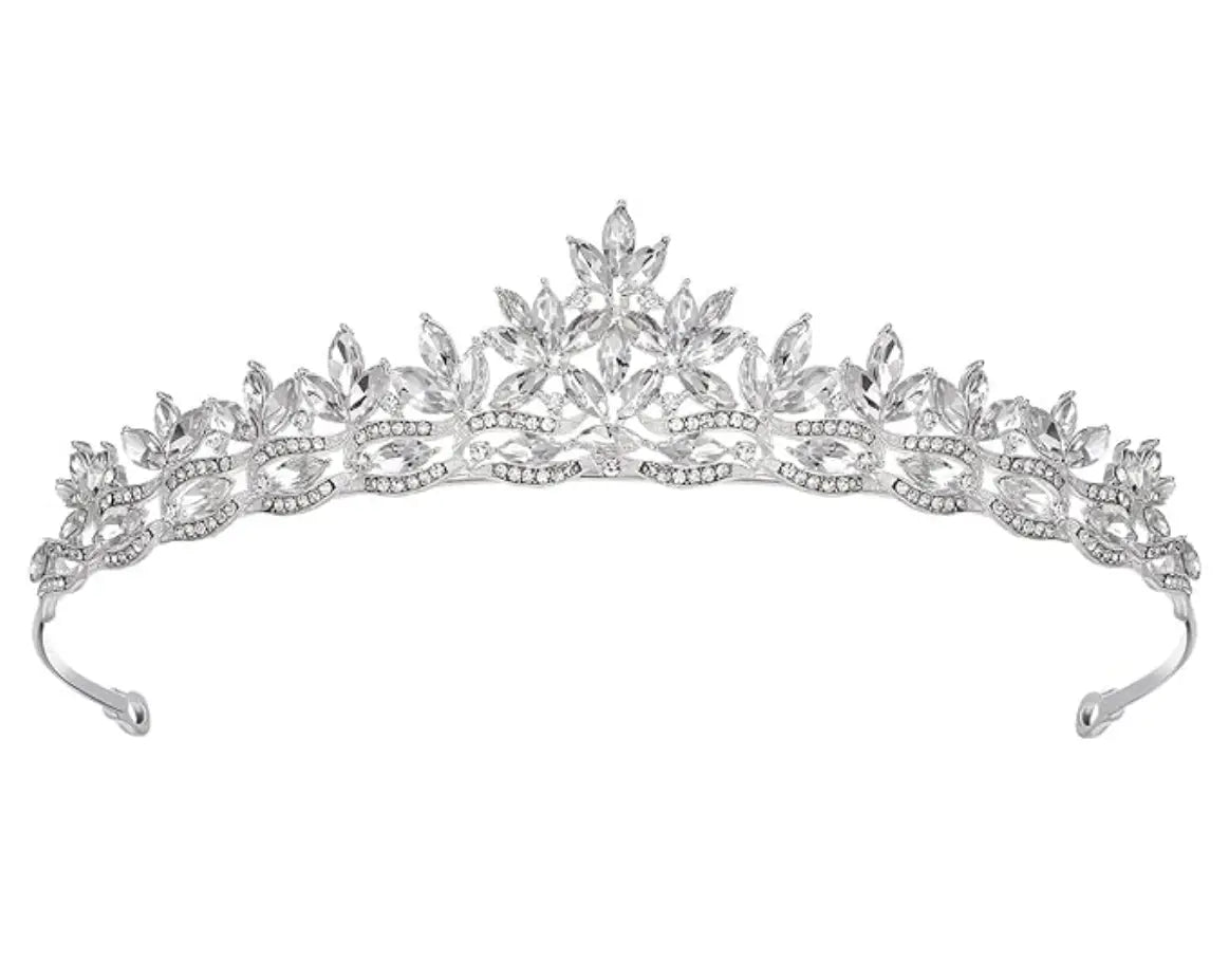 LAST ONE! SweetV Accessories Petite Silver Tiara Women’s Bridal Gatsby Formal Events - tiara
