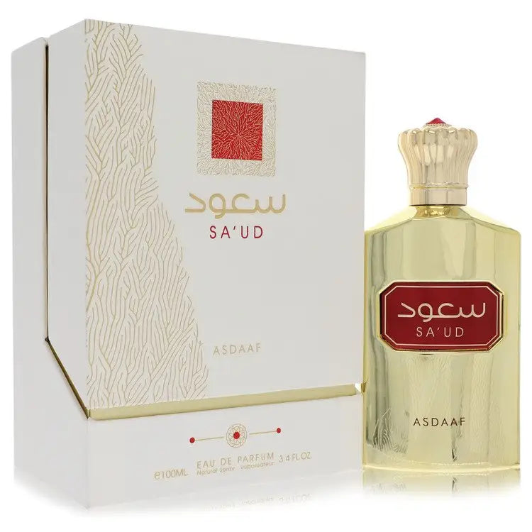 Lattafa Asdaaf Sa’ud by Lattafa - Eau De Parfum Spray (Unisex) 3.4 oz - Women / Medium - Eau De Parfum Spray (Unisex)