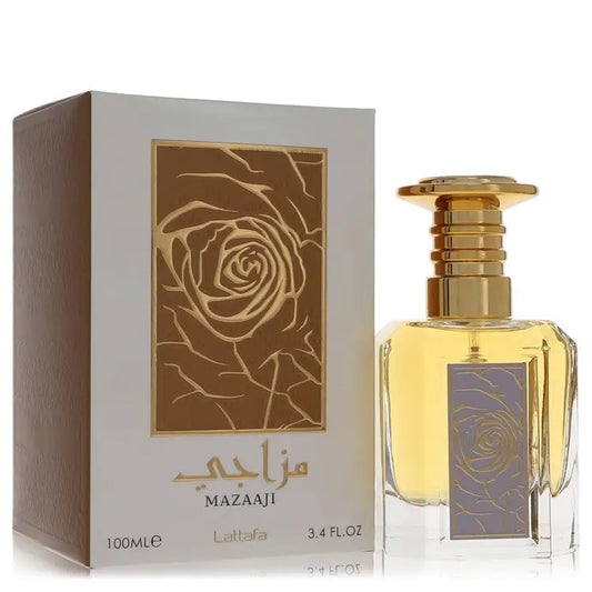 Lattafa Mazaaji by Lattafa - Eau De Parfum Spray (Unisex) 3.4 oz - Women / Medium - Eau De Parfum Spray (Unisex) 3.4 oz