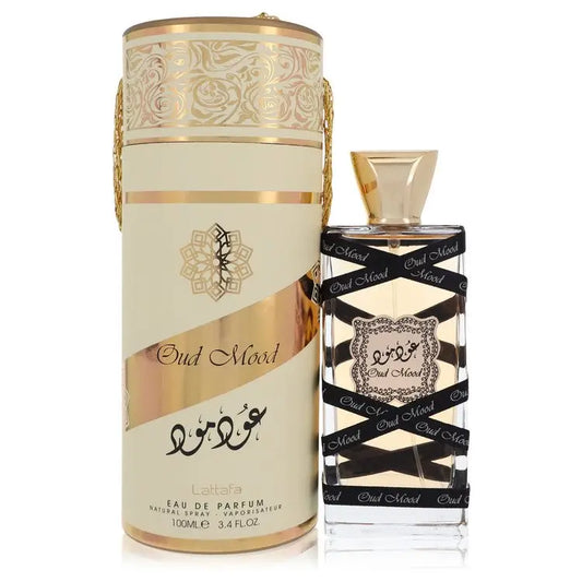 Lattafa Oud Mood by Lattafa - Eau De Parfum Spray (Unisex) 3.4 oz - Women / Medium - Eau De Parfum Spray (Unisex) 3.4 oz