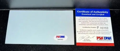 Certificate of Authenticity for LauraLee Bell Autograph Signed Cut PSA DNA CSI Miami