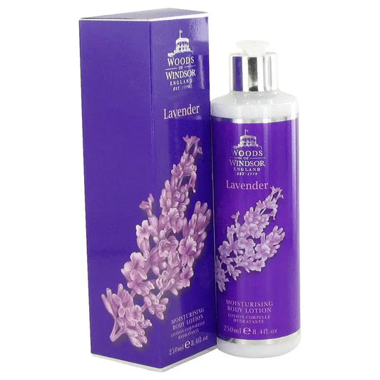 Woods of Windsor Lavender Moisturising Body Lotion with box for Lavender by Woods of Windsor