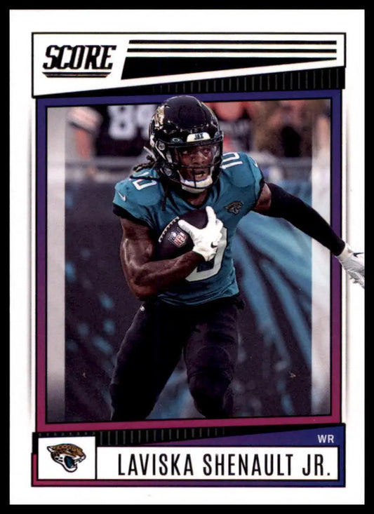 Laviska Shenault Jr. football card from 2022 Score Jacksonville Jaguars collection