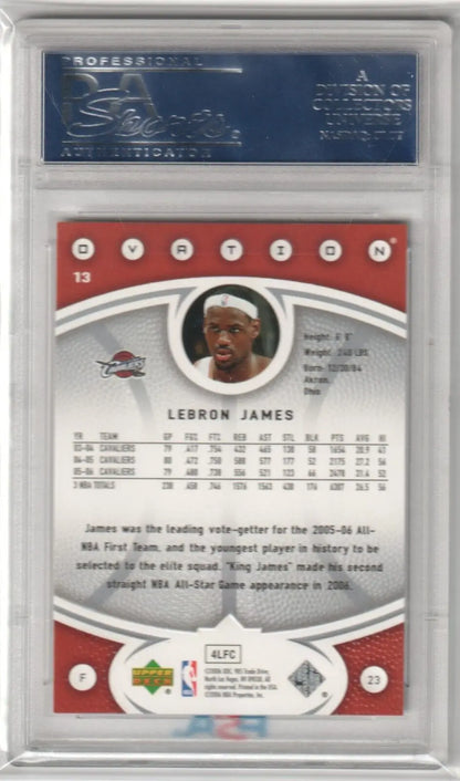 LeBron James 2006-07 Upper Deck Ovation basketball card in Columbia Hobby eBay store