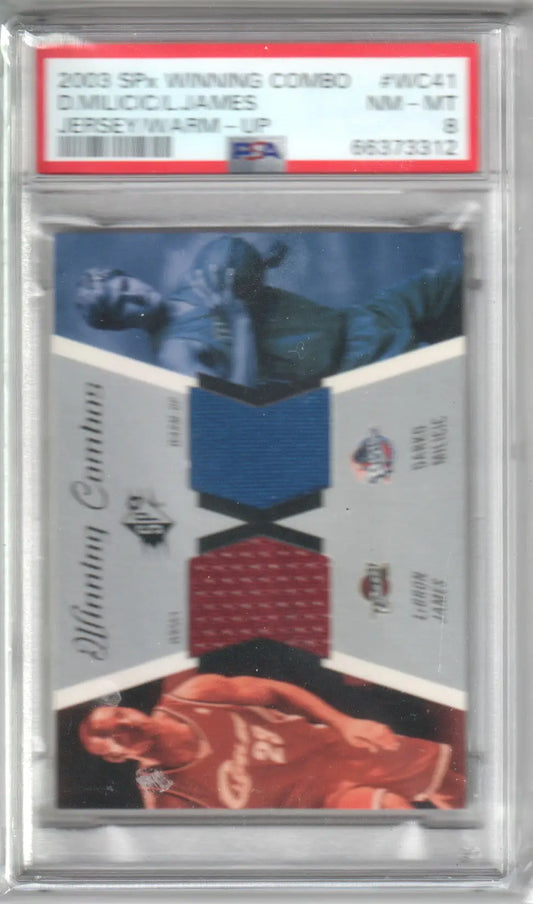 Graded Lebron James basketball card from SPX Winning Combos series at Columbia Hobby