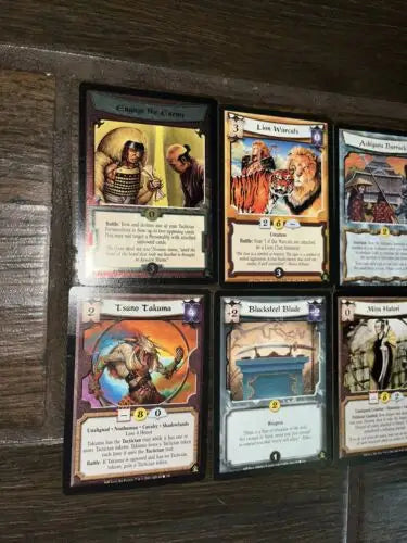 Legend of the Five Rings trading cards in a lot of 27 Foil Plus cards