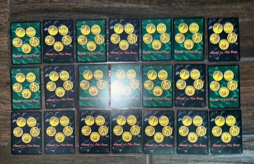 Arrangement of playing cards from Legend Of The Five Rings Trading Cards lot