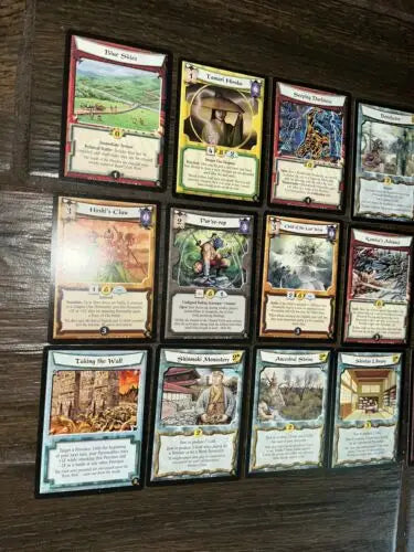 Legend Of The Five Rings trading cards lot showcasing 27 collectible foil cards