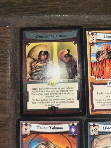 Engage the Enemy card from Legend Of The Five Rings trading cards collection