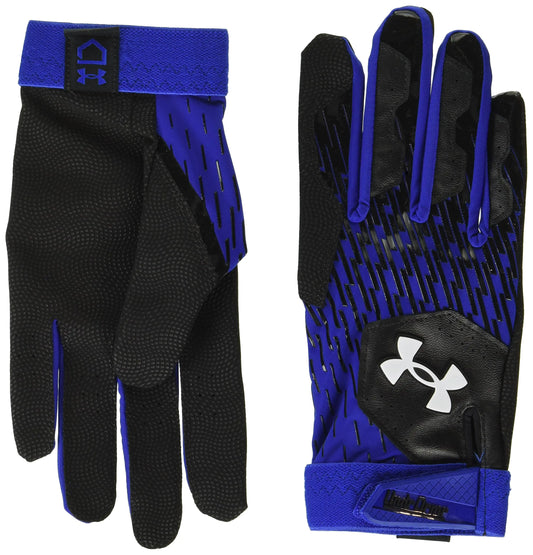 Under Armour Mens Clean Up Baseball Gloves (002) Black/Royal/White XX-Large