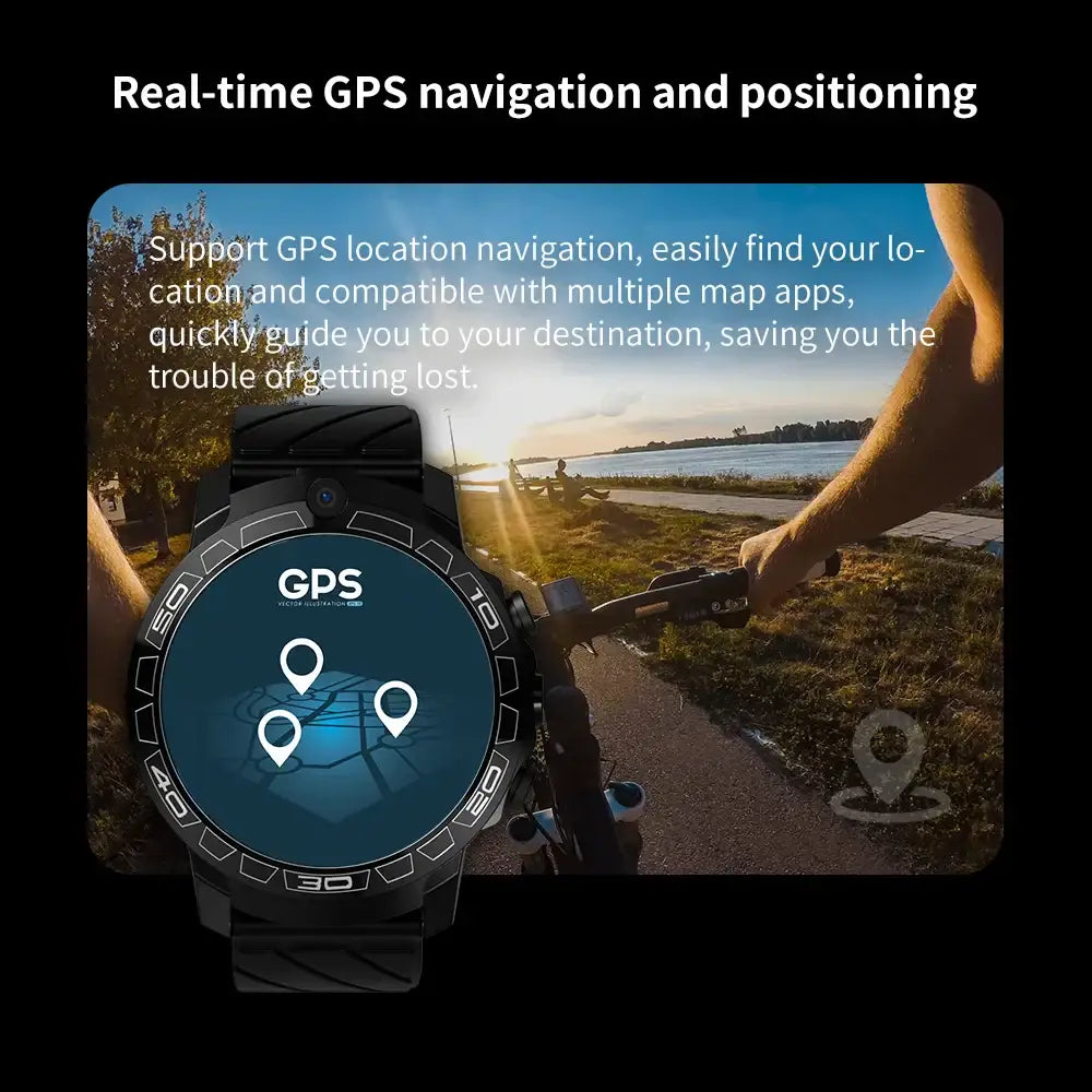 Smartwatch with GPS navigation on LOKMAT Android 8.1 4G LTE 3 Pro, decorate root width 750px height