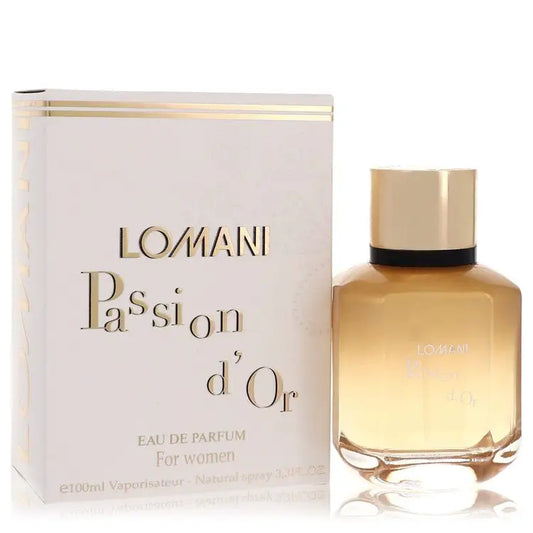 Lomani Passion D’or by Lomani - Eau De Parfum Spray 3.3 oz - Women / Medium - Eau De Parfum Spray 3.3 oz
