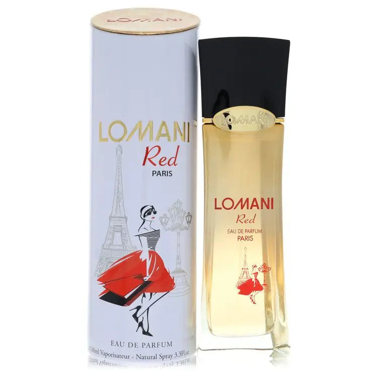 Lomani Red by Lomani - Eau De Parfum Spray 3.3 oz - Women / Medium - Eau De Parfum Spray 3.3 oz