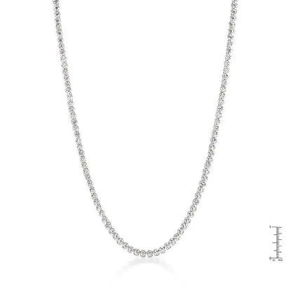 Long Elegant Cubic Zirconia Necklace - Necklaces