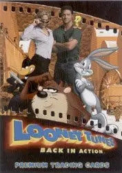 Looney Tunes: Back in Action movie poster with characters on an internet exclusive promo card