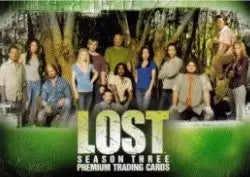 Promotional poster for LOST TV series on Lost Season 3 L3-P UK Exclusive promo card