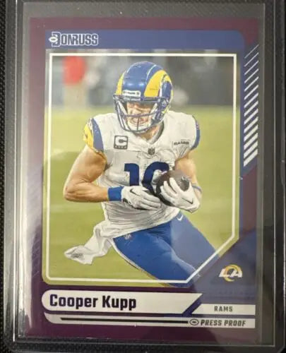 Cooper Kupp NFL Football card from Lot COOPER KUPP Los Angeles Rams collection