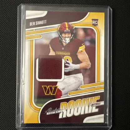 Ben Sinnott NFL rookie card from Lot of 4 2024 Panini NFL Rookie Cards collection