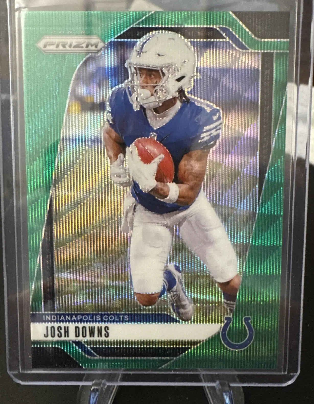 LOT (x9) 2024 Prizm Indy Colts Green Wave Prizm - Manning Pittman Jr. Latu ++