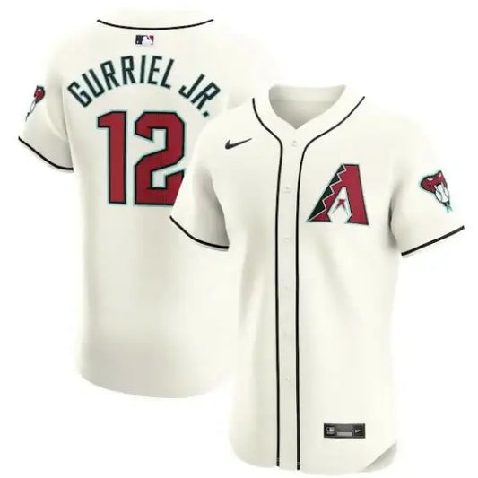 Cream-colored Lourdes Gurriel Jr. Arizona Diamondbacks Nike Home Elite Player Jersey