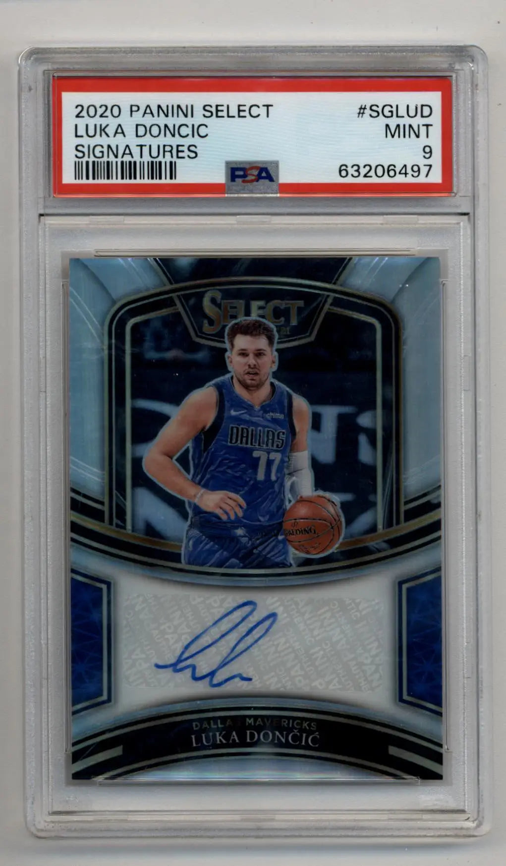 Luka Doncic 2020-21 Select Signatures 32/49 PSA 9 Mint - Singles