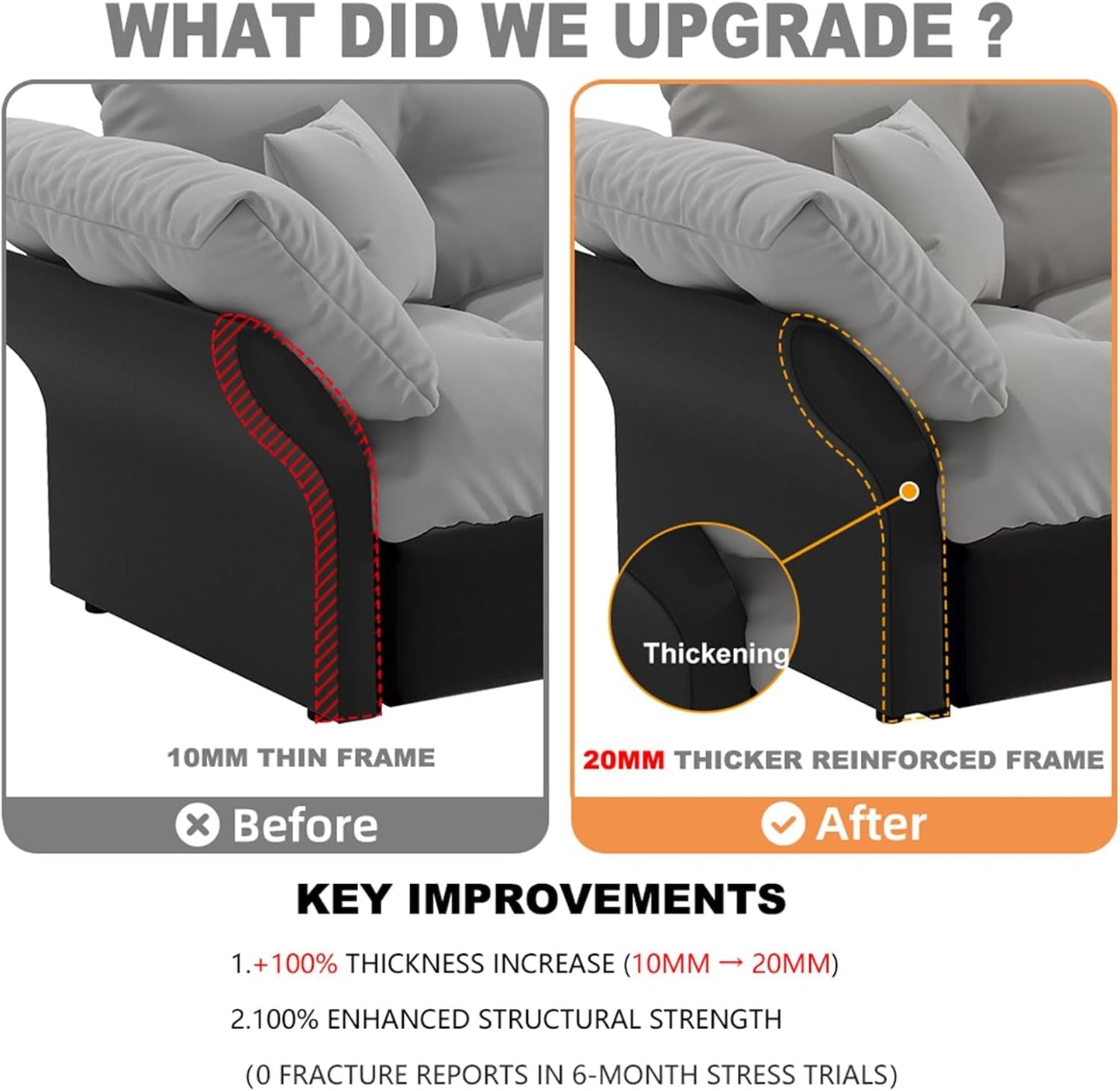 Luxury Velvet Queen Sofa Bed Versatile Convertible Futon-2