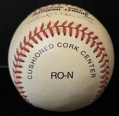 Official baseball with red stitching from Lyle Lovett Signed RARE GRAMMY AWARD Winner MLB Ball