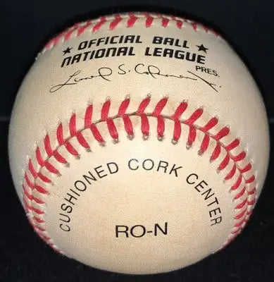 Official National League baseball signed by Lyle Lovett, rare Grammy Award winner
