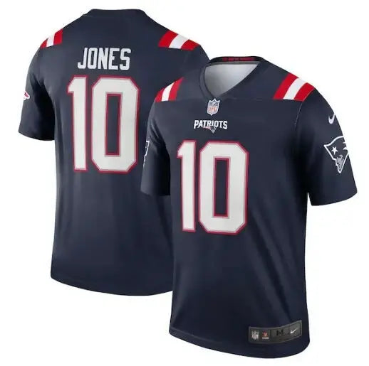 Mac Jones New England Patriots Nike Legend Jersey Navy blue patriots nike legend football jersey