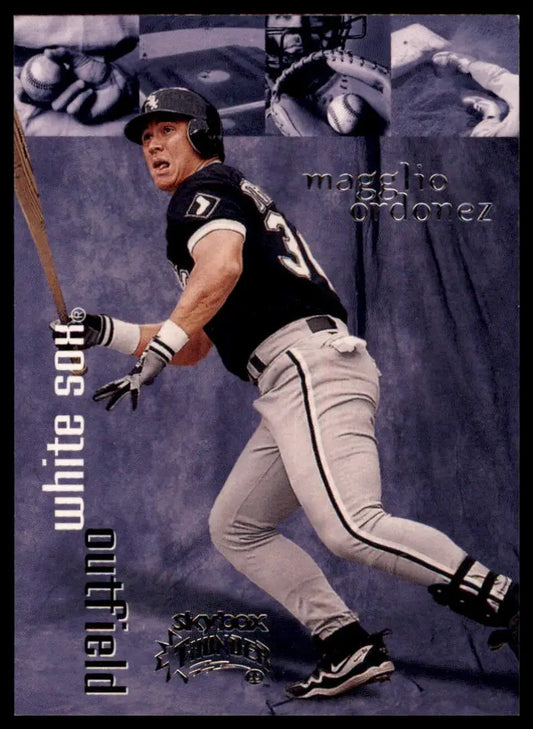 Magglio Ordonez baseball card from SkyBox Thunder 1999 Chicago White Sox series