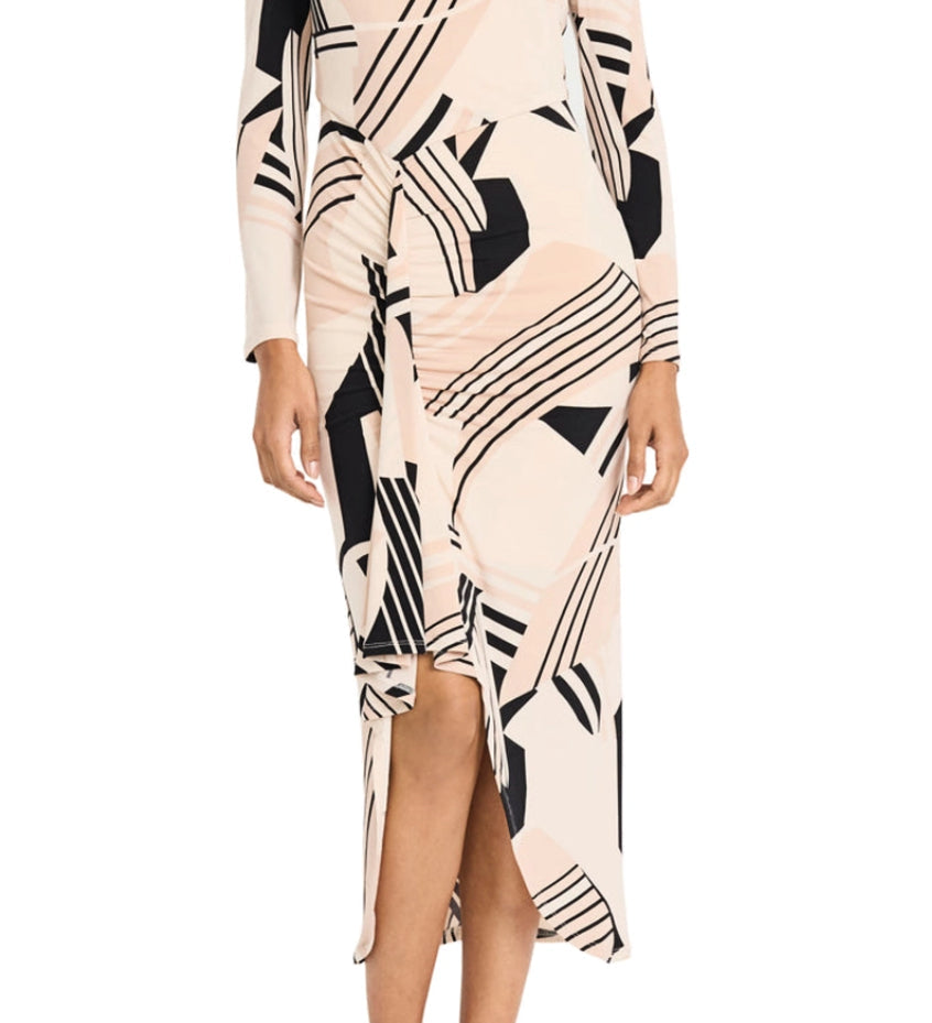 Maggy London Neo-Deco-Geo Day Dress