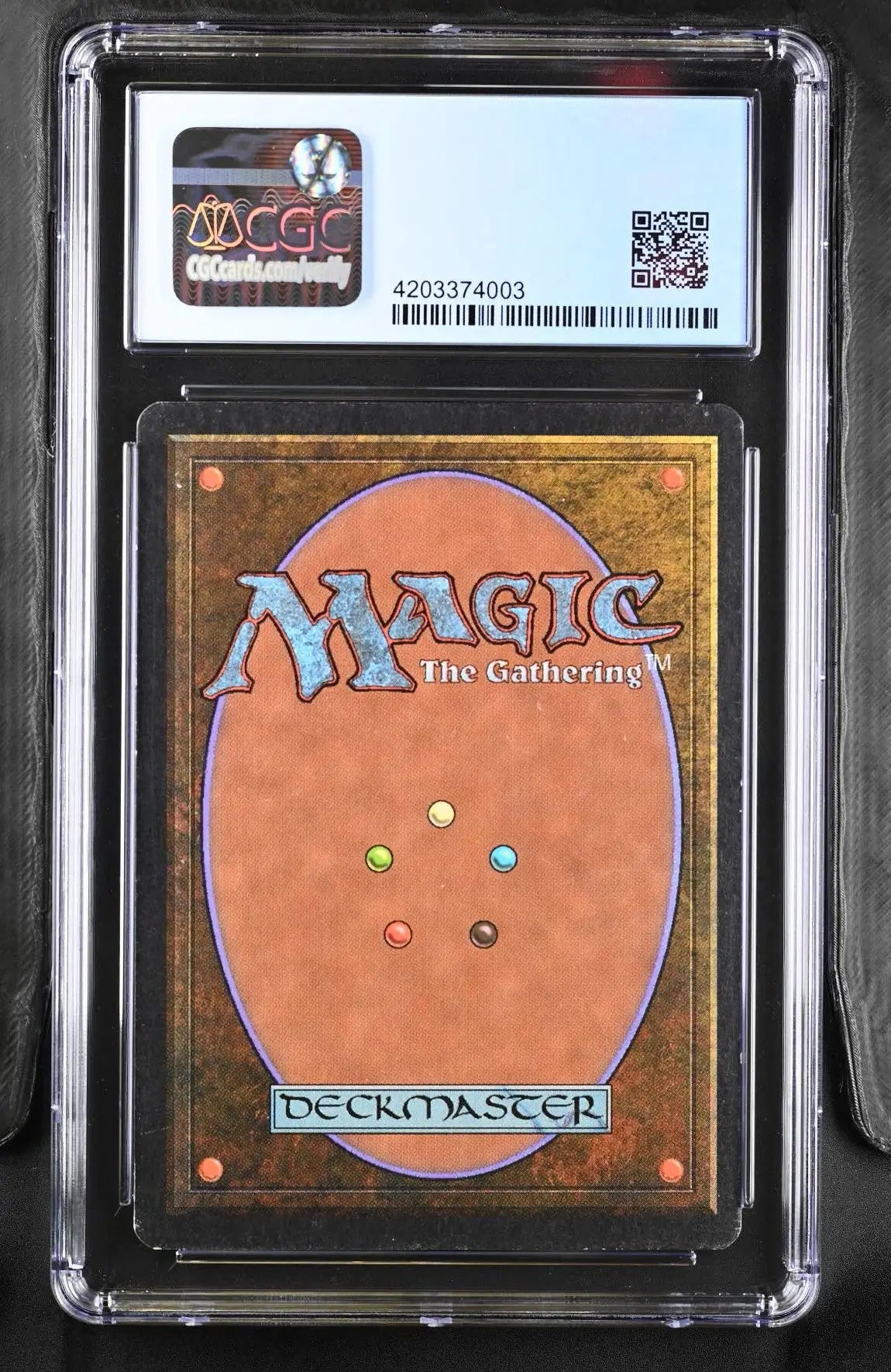 Graded Magic The Gathering Guardian Beast Arabian Nights card CGC 7 NM appearance