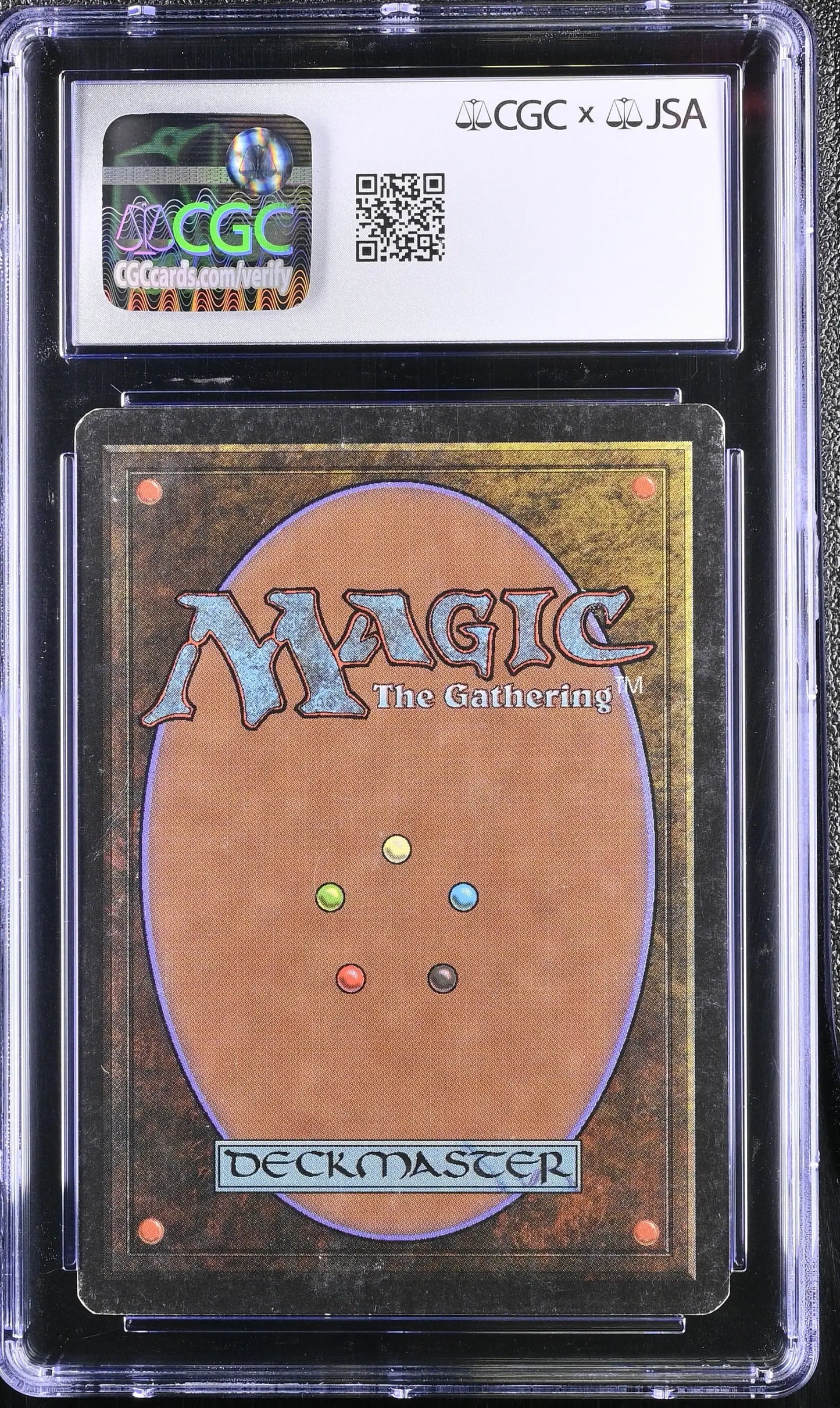 CGC-graded Magic: The Gathering Beta Edition Ivory Cup card signed by Anson Maddocks