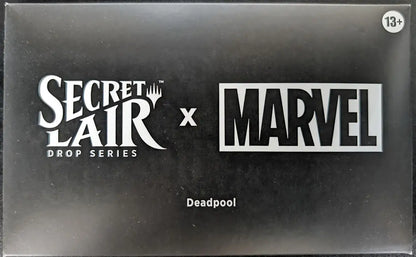 Secret Lair x Marvel Deadpool box for Magic MTG Secret Lair collection