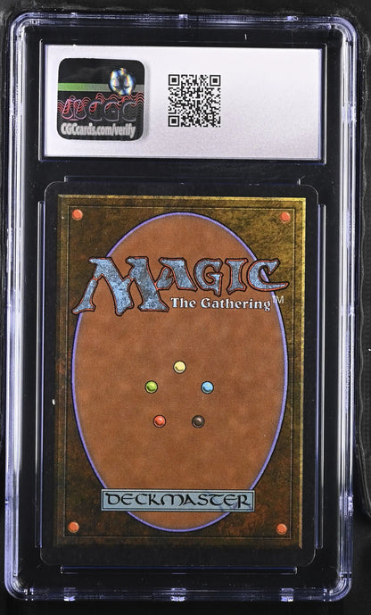 Magic: The Gathering MTG Balance Unlimited Edition card back in protective case