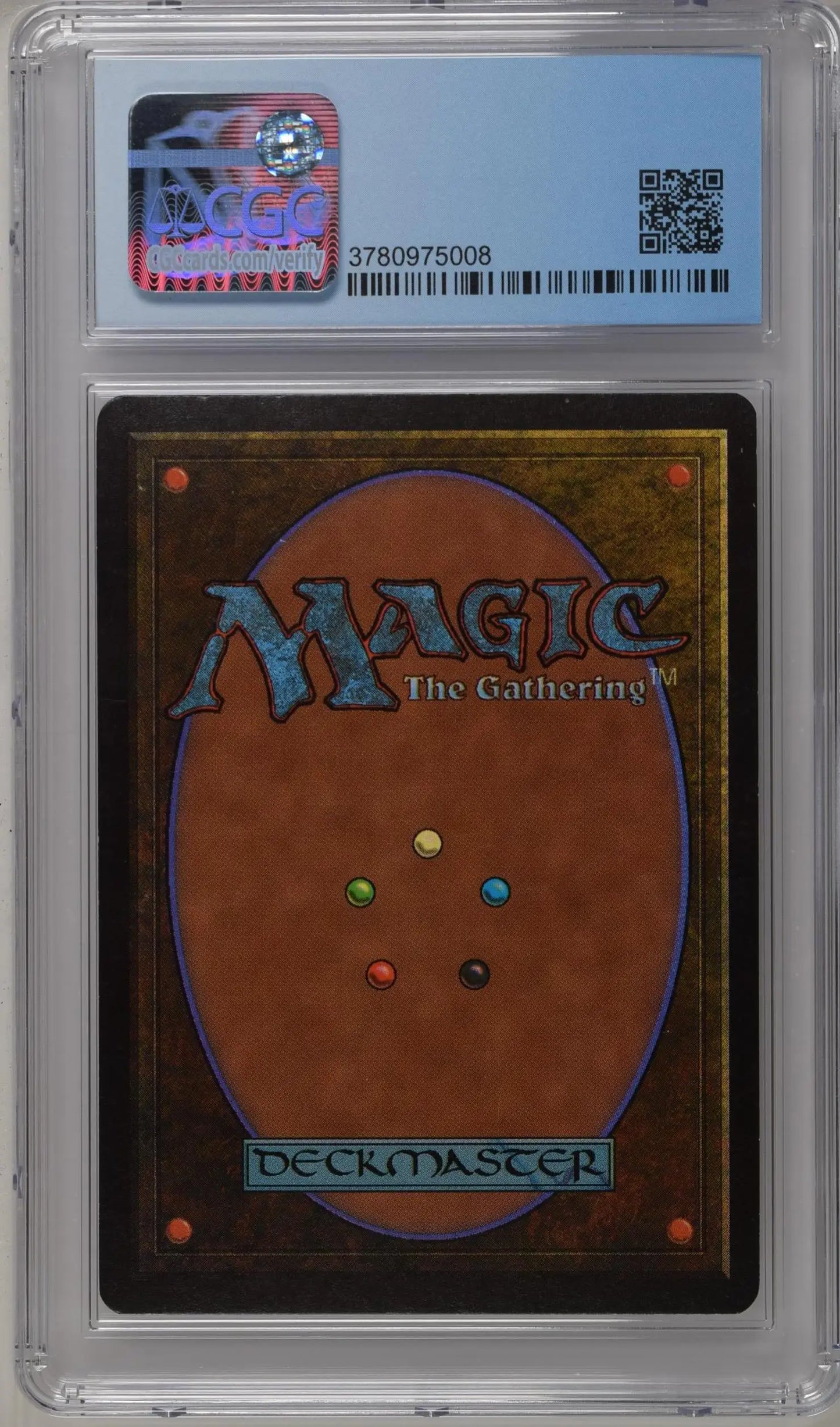 Magic: The Gathering Beta Edition Lich card back in protective graded holder CGC 7.5