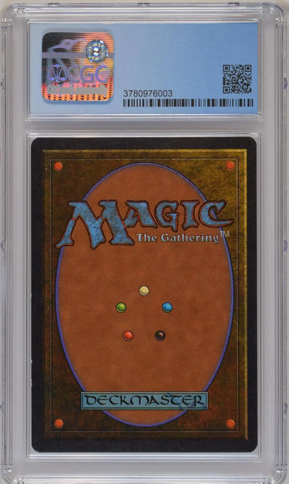 Graded CGC 8.5 NM/Mint+ Magic: The Gathering trading card in protective case