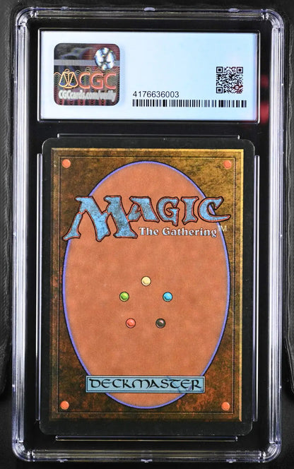 Graded CGC 7.5 NM+ Magic: The Gathering Revised Edition Tropical Island card in case