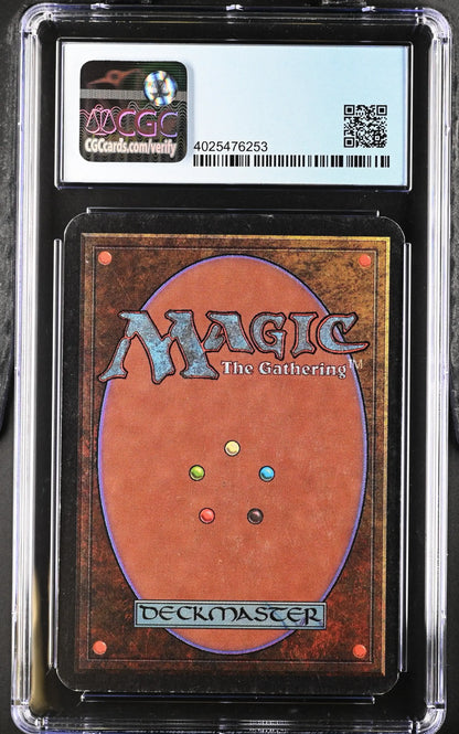 Magic: The Gathering Alpha Edition Wall of Air card back in graded protective case