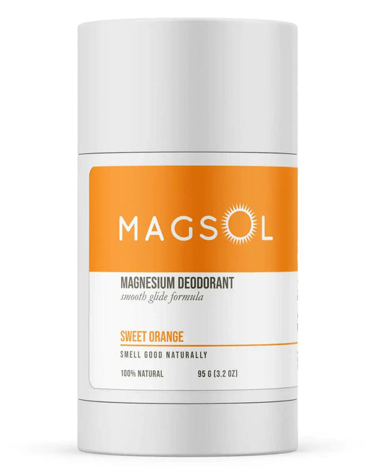 Magnesium deodorant stick from MAGSOL, baking soda free aluminum free for sensitive skin