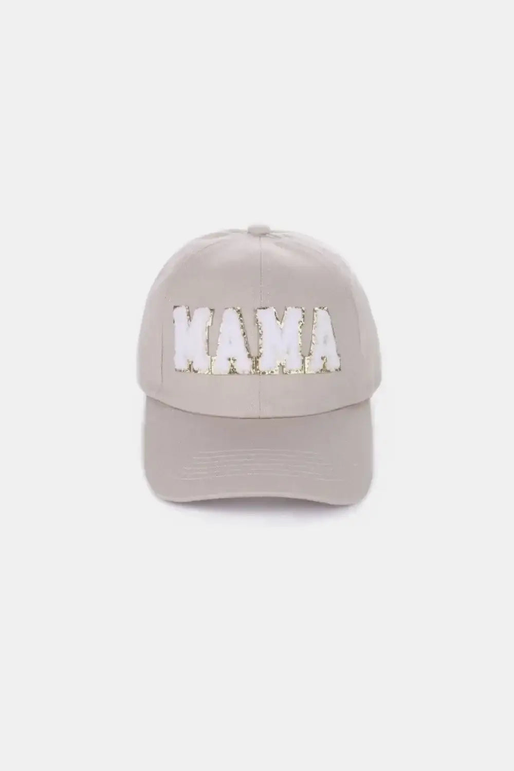 MAMA Chenille Patch Baseball Cap - Ash Mocha / One Size