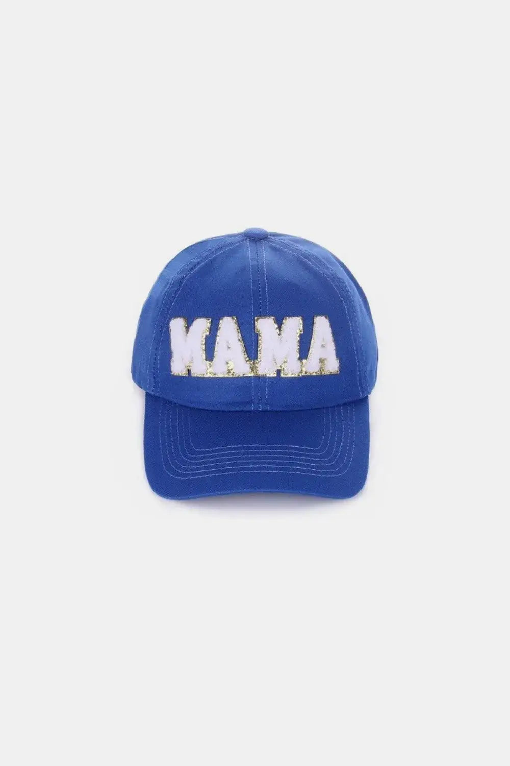 MAMA Chenille Patch Baseball Cap - Classic Blue / One Size