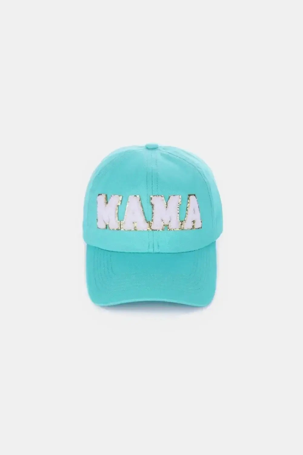 MAMA Chenille Patch Baseball Cap - Mint / One Size