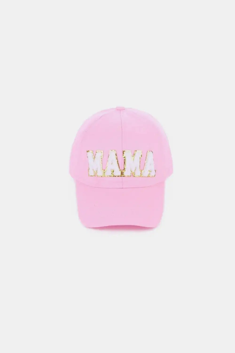 MAMA Chenille Patch Baseball Cap - Pink / One Size