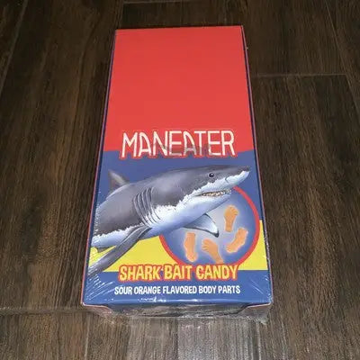 Maneater Shark Bait candy box with shark body parts from Maneater Shark Bait collection