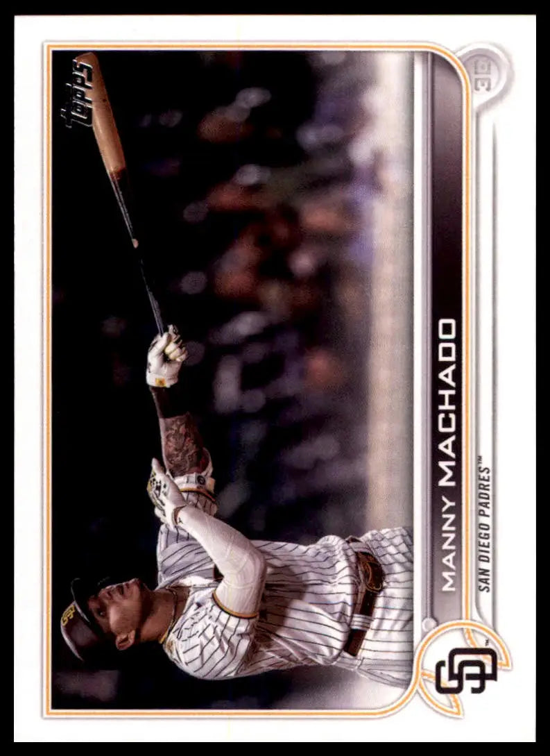 Manny Machado baseball card from 2022 Topps #600 San Diego Padres product