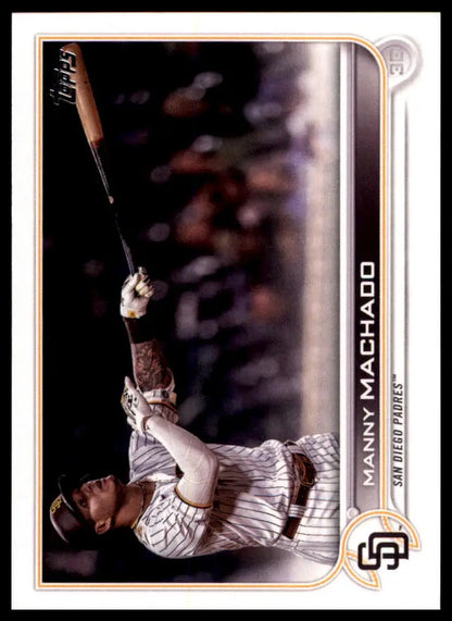 Manny Machado baseball card from 2022 Topps #600 San Diego Padres product