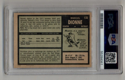 Marcel Dionne 1971-72 O-Pee-Chee #133 PSA 6 Excellent Mint - Singles
